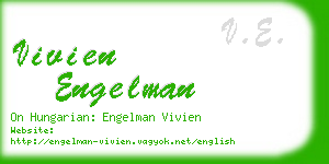 vivien engelman business card